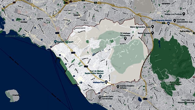 Maltepe Halı Yıkama - Servis Bölgeleri